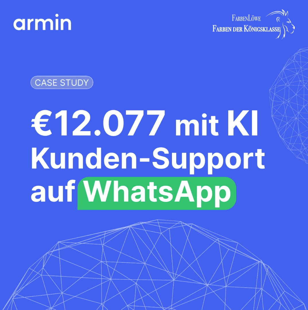 How Farben Löwe Generated €12,077 in Additional Revenue with WhatsApp AI in Just 30 Days