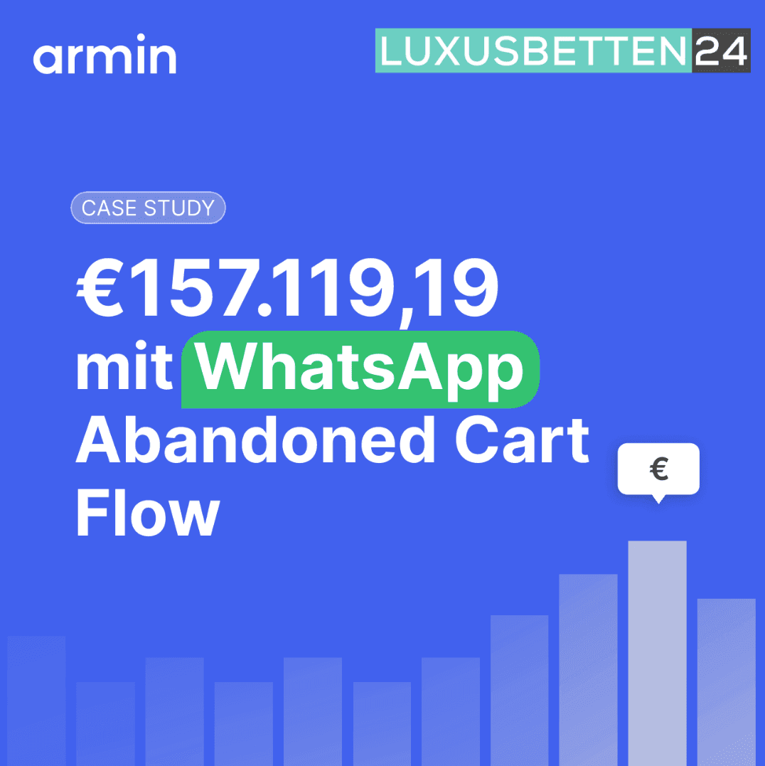 How Luxusbetten24 Generated Over €157,000 with a WhatsApp Abandoned Checkout Flow