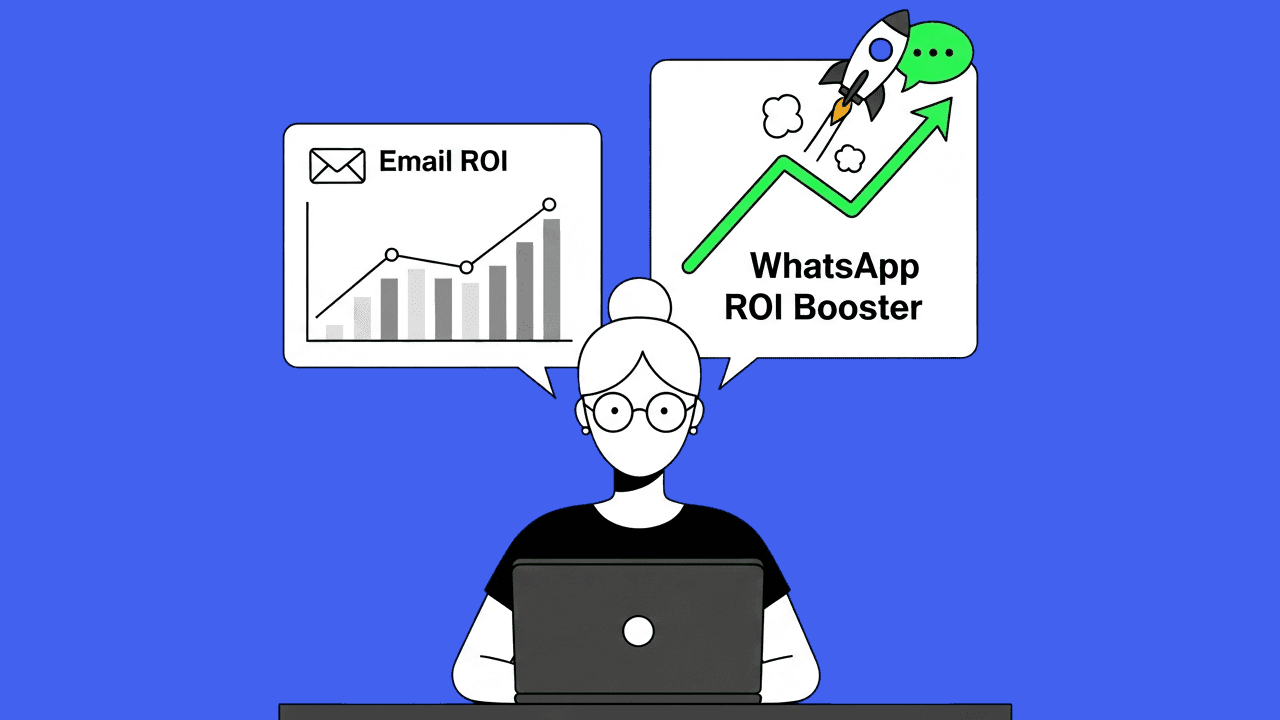Email Marketing ROI: Numbers, Benchmarks & Why WhatsApp Is Winning as a Revenue Booster