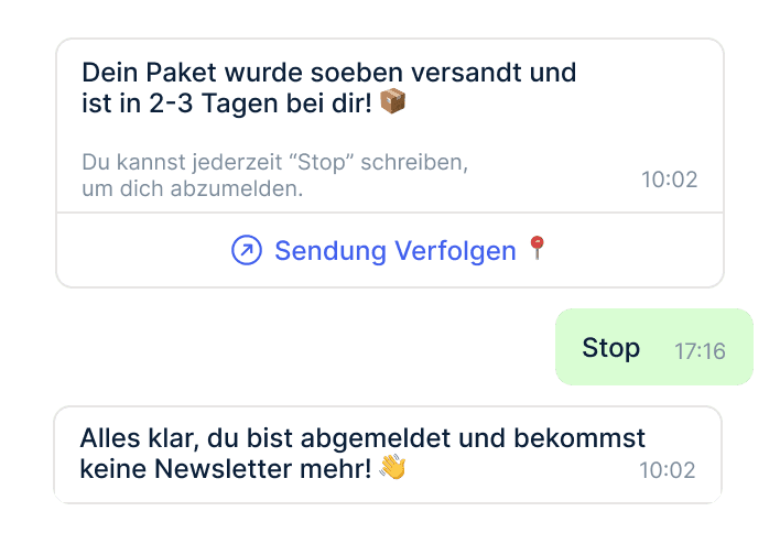 Opt-out per Knopfdruck