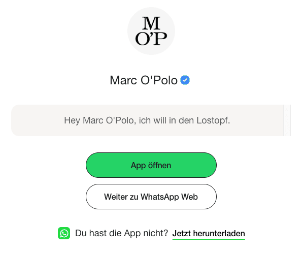 2. Anmeldung direkt auf der Webseite