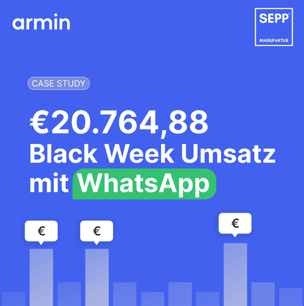 How SEPP'Manufaktur® Südtirol Generated €20,764.88 in Black Week Revenue with WhatsApp