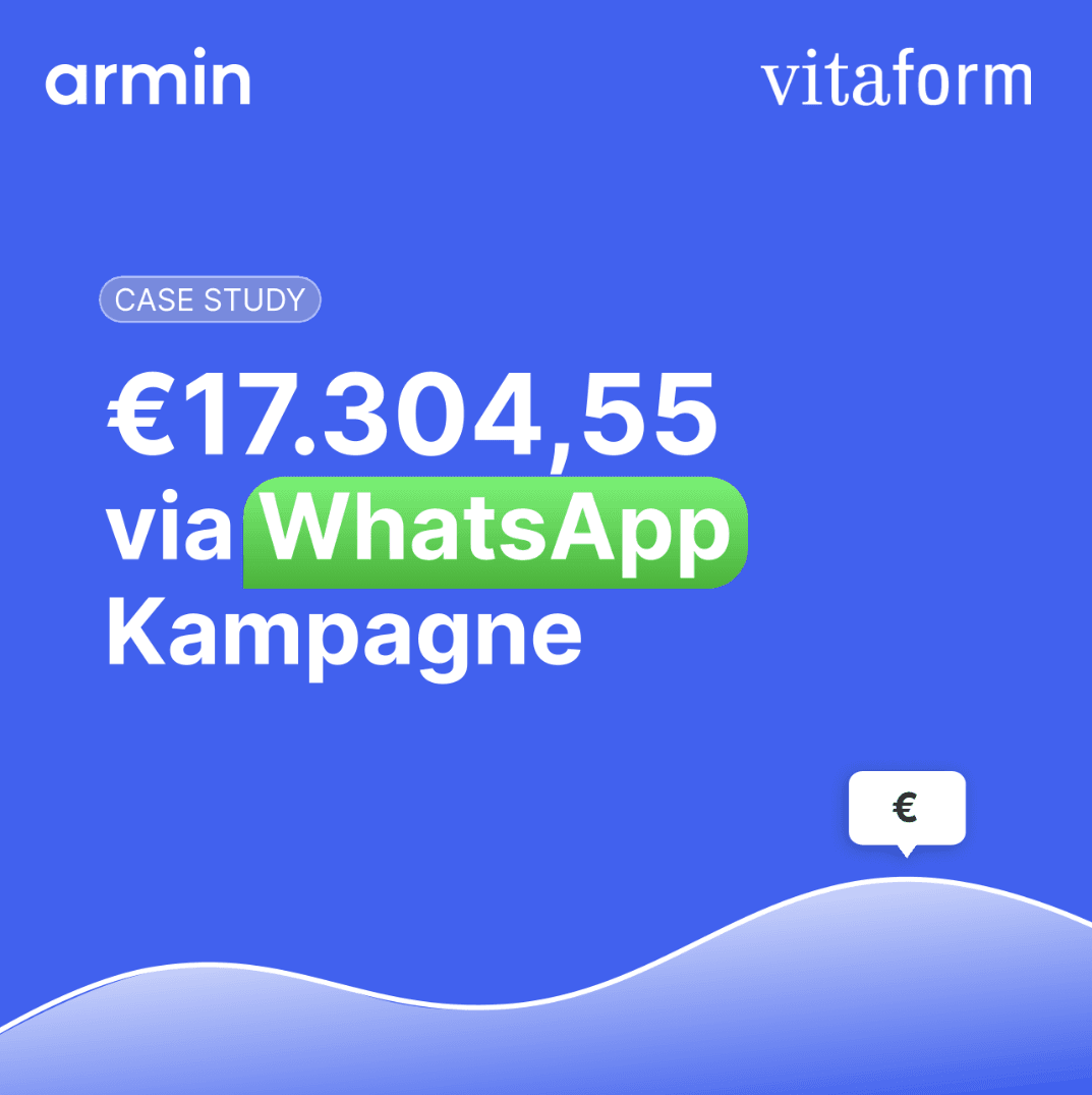 How vitaform GmbH & Co. KG Generated €17,304.55 with WhatsApp