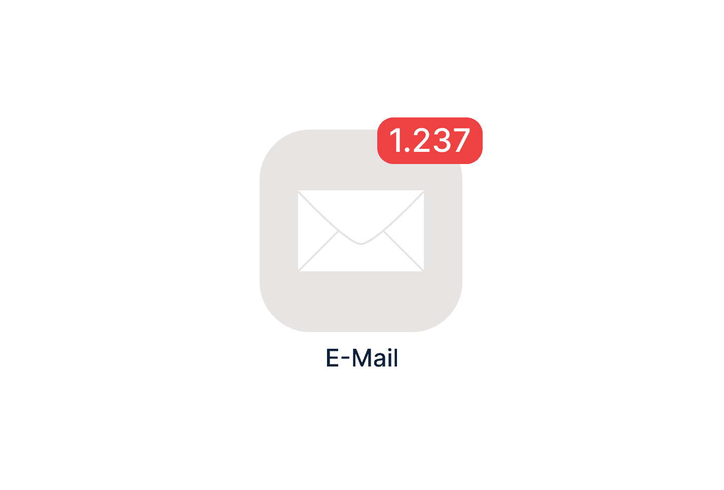 Überfüllte Email Inboxen